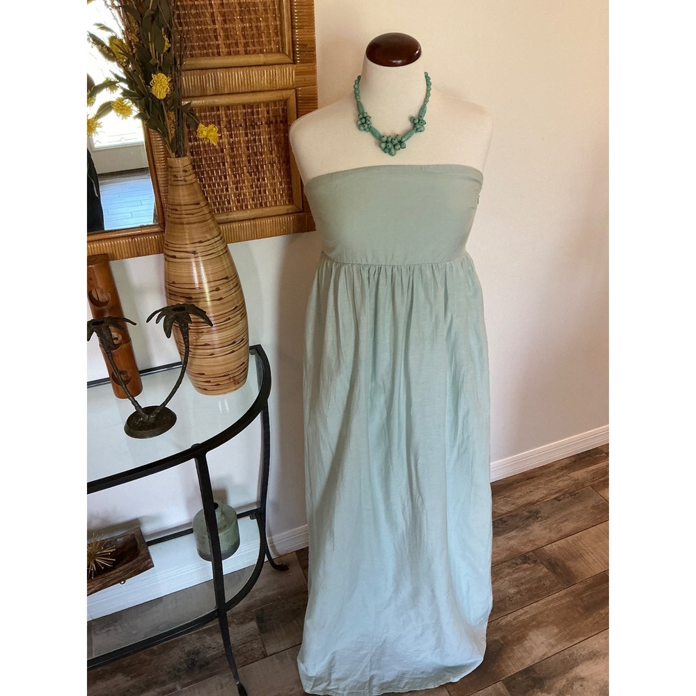 Sundays Aphrodite Strapless Maxi Dress NWT
SIZE M

in sky gray - Picture 6 of 16